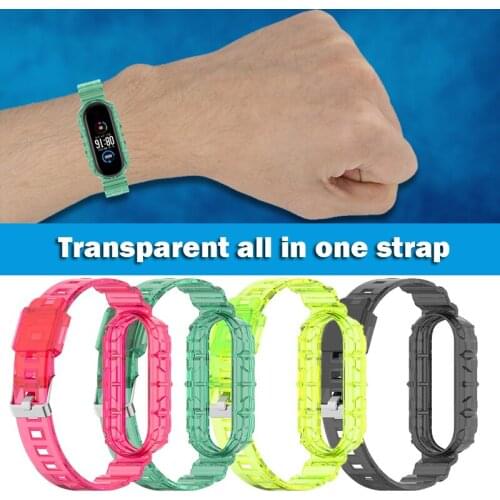 Silicone Replacement Wrist Strap for Milletes 5/6 Smart Bracelet Soft TPU Waterproof Replacement Wrist Strap Wrist Band