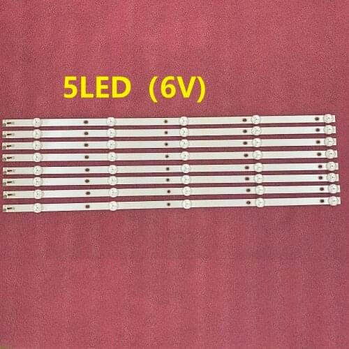 New 8 PCS/lot 5LED or 6LED 545mm LED backlight strip for 55PUF6092 K550WDC1 A2 4708-K55WDC-A1113N01 K550WD-A2113N01 471R1P79