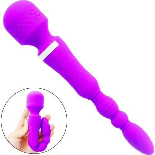 Powerful Av Vibrator Magic Wand Massager Anal Bead Waterproof Dildo Vibrators G Spot Clitoris Stimulator Adult Sex Toy for Woman