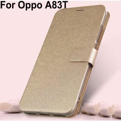 For Oppo A83T Case Oppoa83t Cases Cover Luxury PU Leather Back Cover Phone Case 5.7'' For Oppo A83 T Flip protective phone shell