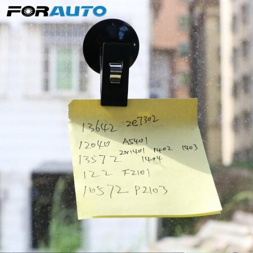 2 Pcs Car Clip with Suction Sucker Holders For Sun Shade Curtain Cloth Auto AccessorisAuto Cards Ticket Clips Window Mount