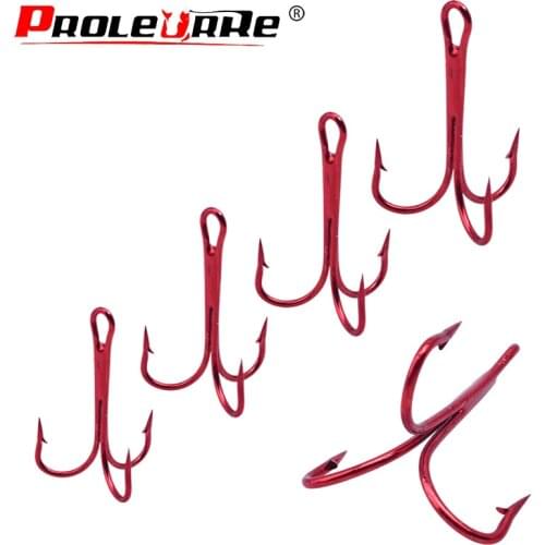 20pcs/lot fishing hooks High Carbon Steel Treble Hooks Fishing Tackle Fishhooks Super Sharp Barbed Hook Treble Fishing Hooks