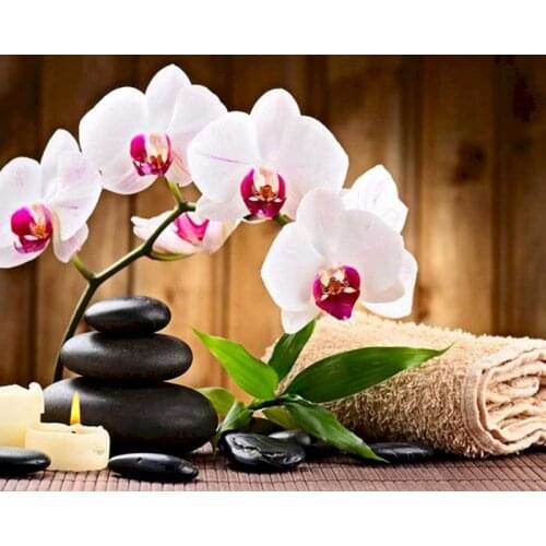 GATYZTORY Full Square Diamond Painting Flower 5D DIY Diamond Embroidery Cross Stitch Kit Handmade Gift Home Decoration