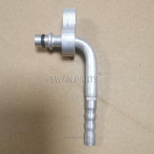 Aluminium Barb Fitting 90 degree O-ring Nut for AC Air Conditioning Compressor Accumulator Radiator FTT0075