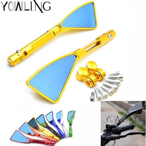 Motorbike Handle Bar End Rearview Side Mirrors For SUZUKI GSXR 600/750 GSXR600 GSXR750 GSXR1000 fz6 r6 fz1 ybr 125 r25 xj6 xjr