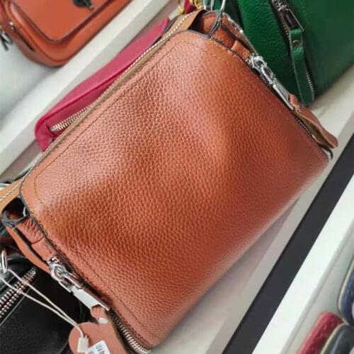 New High Quality Pure Leather Handbags Genuine Leather Women Shoulder Bags Fashion Female Messenger Bag Designer Ladies Tote bag