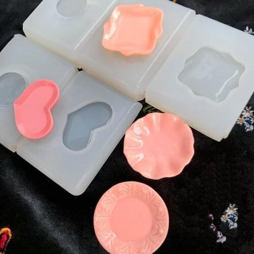 DIY jewelry tool Silicone mould All kinds of small dishes Mould For Resin Real Flower DIY Mould Jewelry Making Tool resin molds