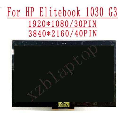 For HP EliteBook x360 1030 G3 led lcd screen touch digitizer panel assembly FHD 1920*1080 or UHD 3840*2160