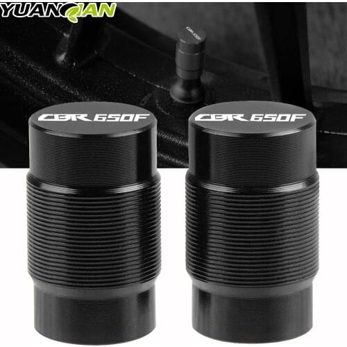 Motorcycle Accessorie Wheel Tire Valve Stem Caps CNC Airtight Covers For Honda CBR650F CB650F CBR 650 F CB 650F 2014 2015-2018