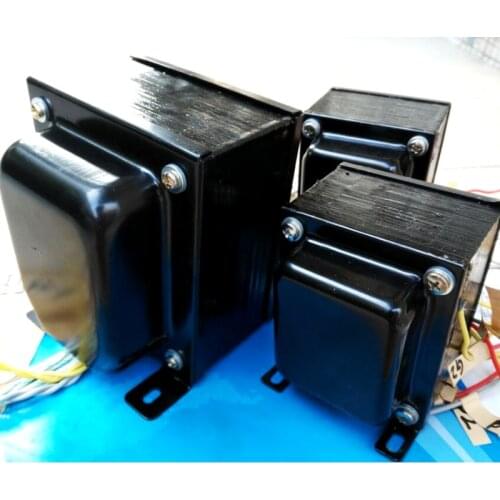 EL34 push-pull transformer, for KT66 FU-7 6V6, 6P3P push-pull tube amplifier. Power transformer 380W, output transformer 5.5KΩ