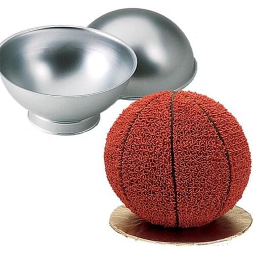 Ball Shape Cake Fondant tools DIY Baking Pan Kids Birthday Party Aluminium Cake