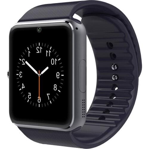 GT08 Smart Watch Adult Smart Wearable Bluetooth Card Phone Watch Factory Direct English Language Multifunctional Birthday Gift