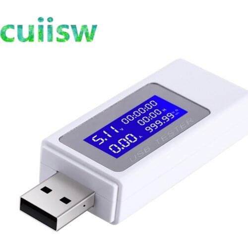 KWS-1705A Mini USB Tester Current Voltage Digital Detector Mobile Power USB Charger Tester Meter LCD Digital