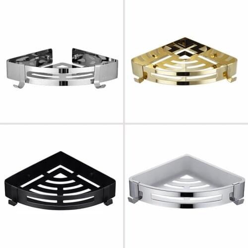 304 Stainless Steel Bathroom Shelves Wall Mount Bathroom Triangle Basket for Bathroom Organization