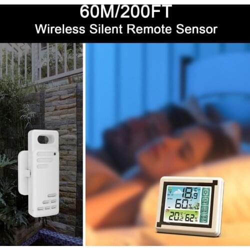 Weather Station Wireless Temperature Controller Touch Screen Weather Station Professional Smart Home Room Thermostat Wholesale