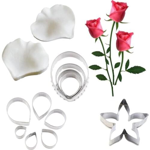 Rose & Flower Petal Veiner Silicone Mold Fondant Mould Cake Decorating Tools Chocolate Gumpaste,Sugarcraft Mold CS202