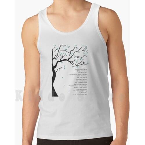In My Life , Lyrics Tank Tops Vest Sleeveless Lyrics In My Life Bird Tree Fab Four White Sargent Love She Loves You All