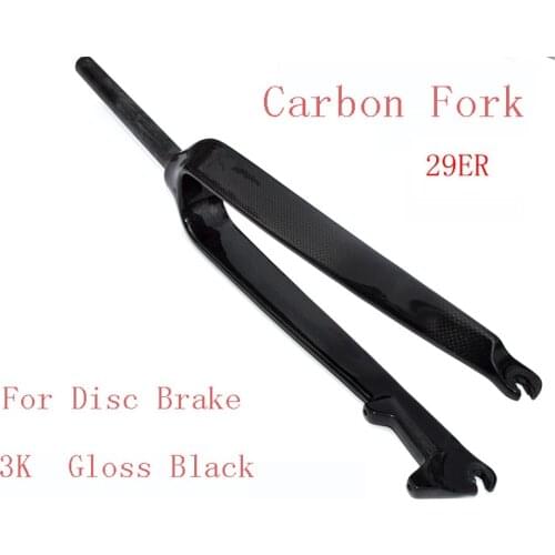 New carbon Mountain bike fork 28.6mm fork carbon bicycle parts 3K gloss black
