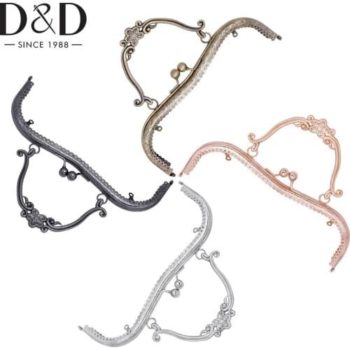 1pc Metal Purse Frame Purse Frame Coin Bag Kiss Clasp Lock Frame Coin Purse for Bag DIY Craft Sewing Tool