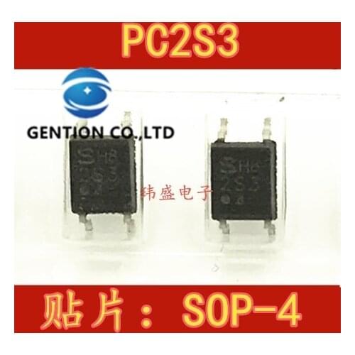 10PCS S2S3 2S3 SOP4 PC2S3 light photoelectric decoupling thyristor output in stock 100% new and original
