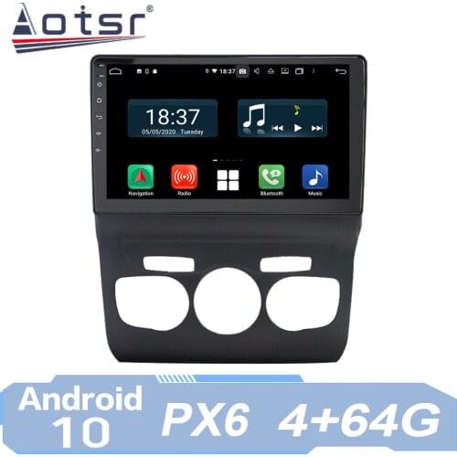 AOTSR Car Radio Auto Android 10 For Citroen C4 C4L DS4 2012 - 2016 GPS Navigation Multimedia Player IPS Carplay 8" PX6 AutoRadio