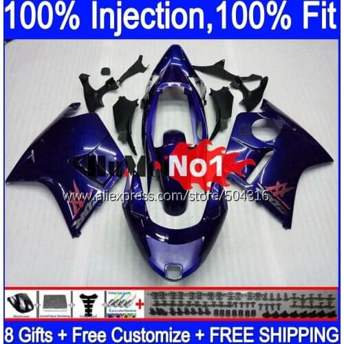 CBR1100 XX For HONDA Blackbird CBR 1100XX 96 93MC.123 CBR1100XX 2002 2003 2004 2005 2006 2007 02 03 05 06 07 Fairing Dark blue