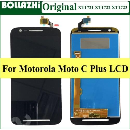 5.0" AMOLED Screen Digitizer For Motorola Moto C Plus XT1721 XT1723 XT1724 Display LCD Touch Screen For Moto C Plus LCD