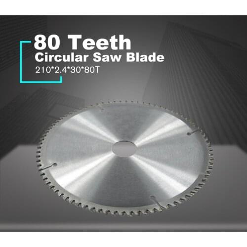 80 Teeth TCT Circular Saw Blade Wheel Discs TCT Alloy Woodworking Multifunctional Saw Blade For Wood Metal Cutting