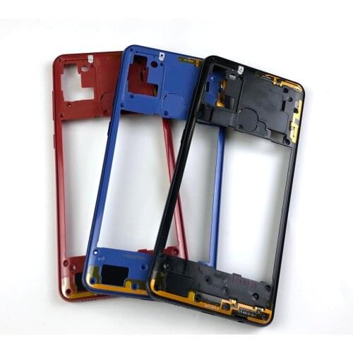 For Samsung Galaxy A21S A217 A217F Housing Middle Frame Plate Bezel With Buttons