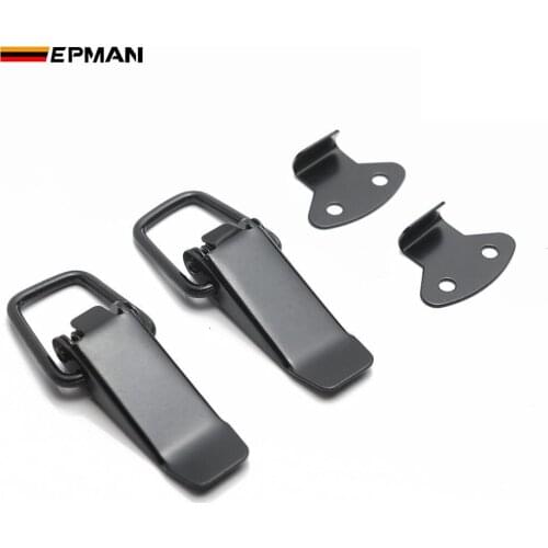 EPMAN For JDM Sport Lockable Toggle Fastener Quick Release Fasteners Car Bumpers Trunk Fender Hatch Lid Catch Clip EPDQ078S