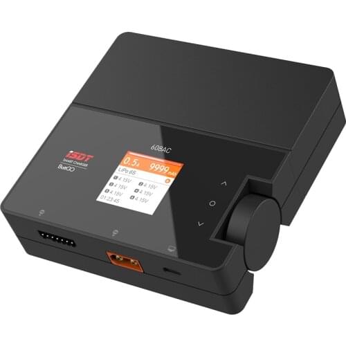 ISDT 608AC AC 60W DC 200W 8A BattGo Smart Battery Charger Discharger with Detachable Power Supply for RC FPV Drone