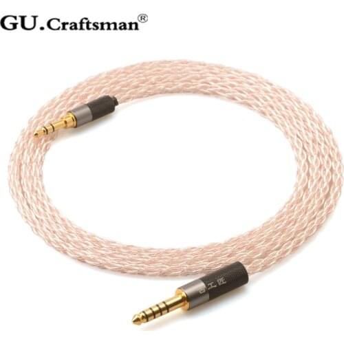 GUCraftsman 5N OFC silver For B&O Beoplay H9 3rd H9i H8 H8i H4 WH-1000XM3 Headphone upgrade line mmcx Headphone cable