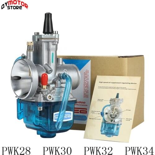 High Performance Carb 28 30 32 34 mm PWK Carburetor For 4T 50cc to 300cc Engine ATV Quad Scooter Dirt bike Motorcycle For Keihin