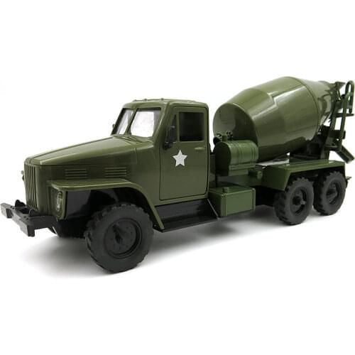 Classic Russian Ural Tank Truck Plastic Mixer Truck Rescue Truck Model Toy Boy Gift