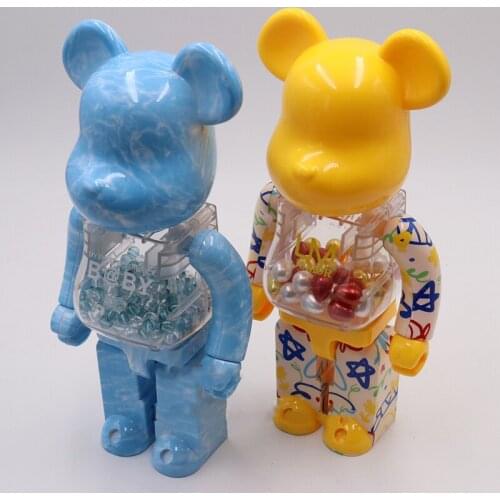 28cm 400% 11inch Be@rbrick DIY Fashion Toy golden egg water ripples Qianqiu Action Figure Collectible Model Toy christmas gifts