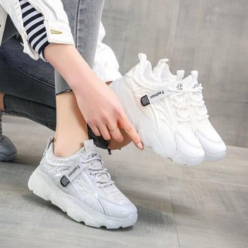 2021 Spring New Korean Style Platform Platform Sports Casual Shoes for Students
