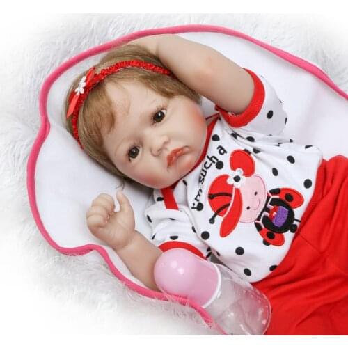 NPKCOLLECTION 2017 Simulation Babydoll soft touch reborn doll Handmade Collections Living doll Gift for children on Christmas