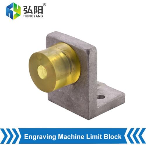 Limit Impact Block Cast Aluminum Limit Pile Impact Rubber Stop Pad Anti-Collision Block For CNC Milling Machine Engraving