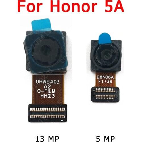 Original Front and Rear Back Camera For Huawei Honor 5A Honor5A Main Facing Camera Module Flex Replacement Spare Parts