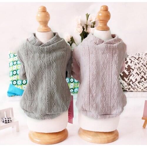 Autumn Puppy Chihuahua Cotton Sweater Pet Dog Clothes for Small Dogs Pets Clothing Pug Costume Warm Tshirt Ropa Para Perro S-XL