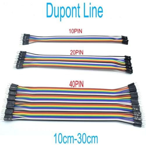 Dupont Jumper Wire Line Male to Male + Female to Male + Female to Female Jumper Wire Dupont Cable for arduino DIY 10CM 20CM 30CM