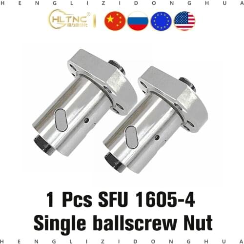 Factory directly sale cheap 1pcs SFU1605 ballnut 16 mm ball screw single nut match use 1605-4 nut CNC DIY Carving machine parts