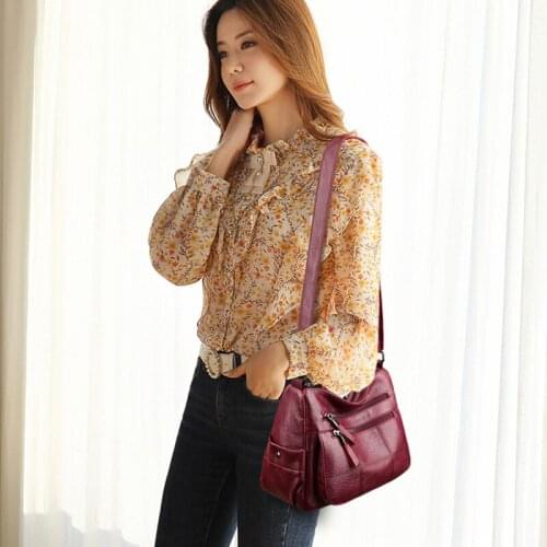 Luxury Handbag Brand Designer Shoulder Messenger Bag 2021 New Ladies Shoulder Bag Hot Sale Large Capacity Pu Leather
