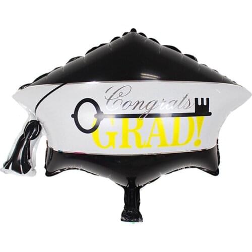 Graduation balloon school graduation ceremony decoration graduation cap aluminum film balloon wholesale