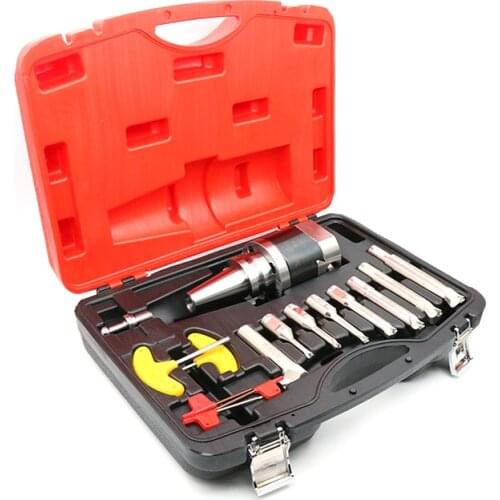 NBH2084 8-280mm Boring Head System+BT40 NT40 SK40 R8 MT5 MT4 MT3Holder +8pcs 20mm Boring Bar Boring rang 8-280mm Boring Tool Set