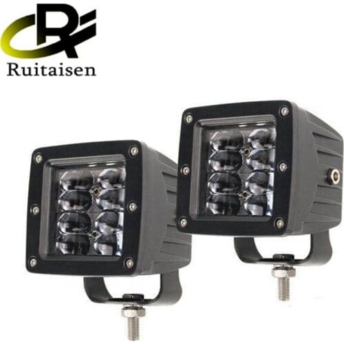 40W Car LED Light Bar 3 inch Work Light Flood Led Beams DRL Super Bright 4x4 Offroad Boat Driving Fog Lamp 10-30V For Cars