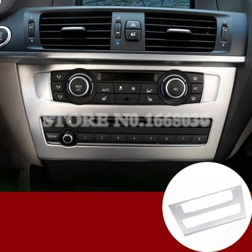 Inner Center Console CD Panel Cover Trim For BMW X3 F25 2011-2013 Car accesories interior Car decoration