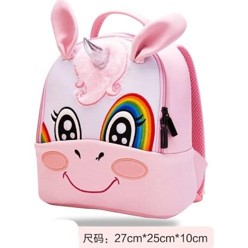 High Quality Kids Cute Animal kindergarten Waterproof Schoolbag Boys Cartoon Children Backpacks for Girls Animal School Bags