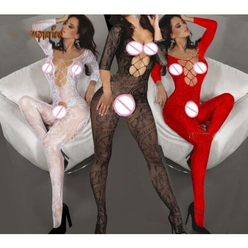 Women Sexy Lingerie Plus Size Long sleeve Erotic Lingerie Sexy Underwear Sexy Costumes Lenceria Sexy Erotica Mujer Sexi QQ255