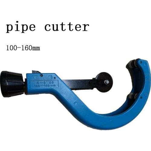 ZWELD Quick Release Heavy Aluminum Plumbing Plastic Tube Pipe 100-160mm Cutter Hand Cutting Tools Built In Pipe Reamer
